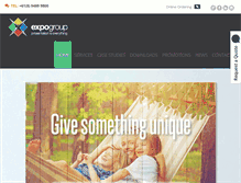 Tablet Screenshot of expogroup.net.au